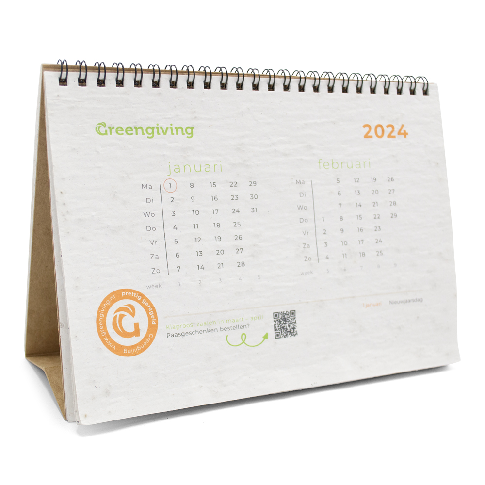 Samenpapier Bürokalender | Öko Geschenk